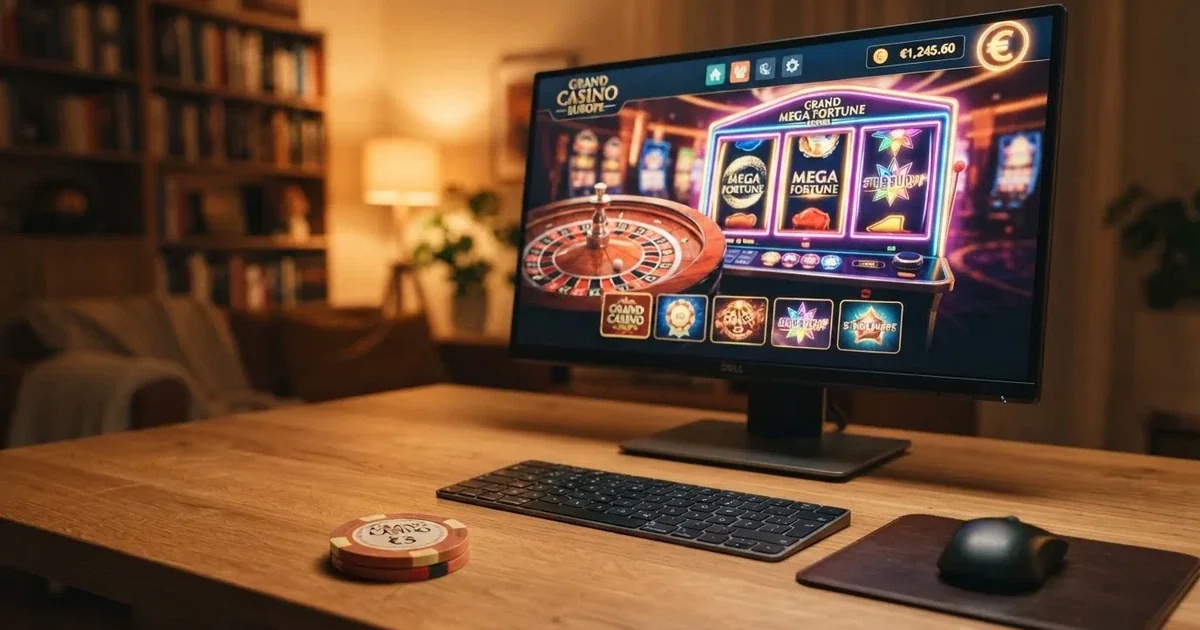 Een selectie van Nederlandse online casino's die stortingen via iDEAL accepteren, getoond op een desktopscherm