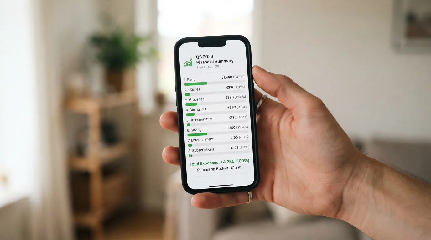 Overzicht van MuchBetter-kostenposten in een app of op een afschrift