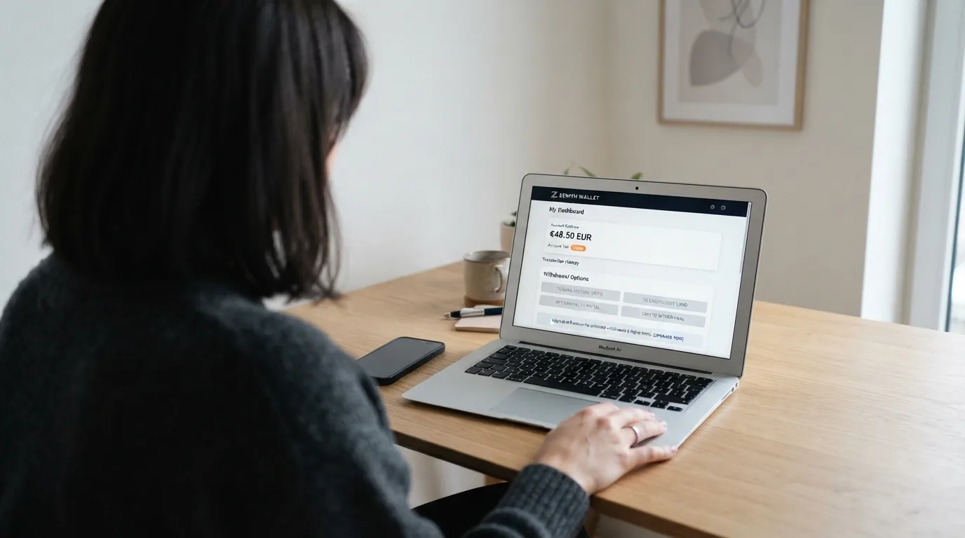 Het Payz-accountdashboard met saldo, limieten en accountniveau zichtbaar