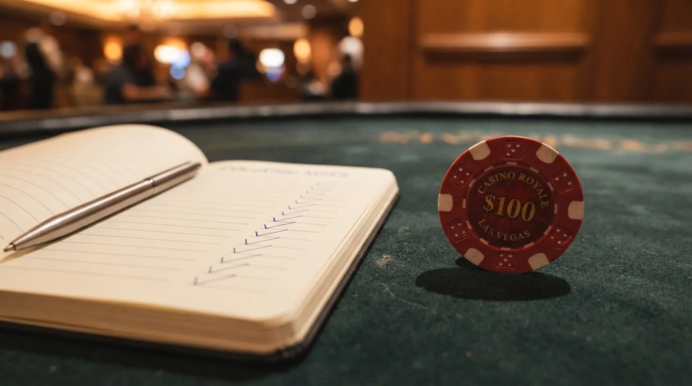 Vergelijkingstabel van tien casino's met kolommen voor vergunning, bonus en rondspeelvoorwaarde